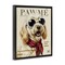 Stupell Industries Pawme Dog Fashion Magazine Floating Frame, design by A Barefoot Stylist